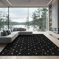 thumbnail image 2 of ODIKA 8'x10' Washable Area Rug Alfombras Understated Polka Dot Balanced Symmetry Para Habitacion for King Size Bedroom Under Bed, Master Suite, Non-Shedding, Easy Care, 2 of 7