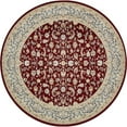 thumbnail image 1 of Unique Loom Narenj Medallion Pattern Design Rug 10' x 10' Round Burgundy/Tan, 1 of 1