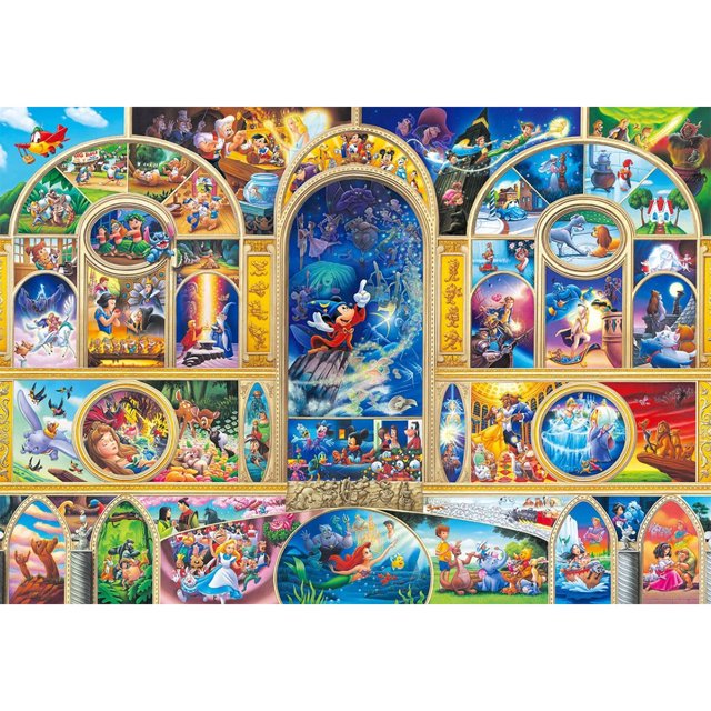 Hilo Algodón Ecológico Bordado 11CT 3 Hebras Impresión 120x84cm Kit Película Y Serie Televisión Punto Cruz Disney