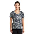 thumbnail image 1 of Discontinued Sport-Tek ® Tee-Shirt Col Rond Minéral pour Femmes. Lst330 L Bleu Marine, 1 of 1