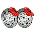 Wilwood Forged Dynalite Front Kit 12.19in Drilled Red 67-69 Camaro 64-72 Nova Chevelle main image 1
