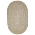 thumbnail image 2 of BNM Indoor/ Outdoor Multihued Oval Rug, 5' x 8', Canvas- White, 2 of 6