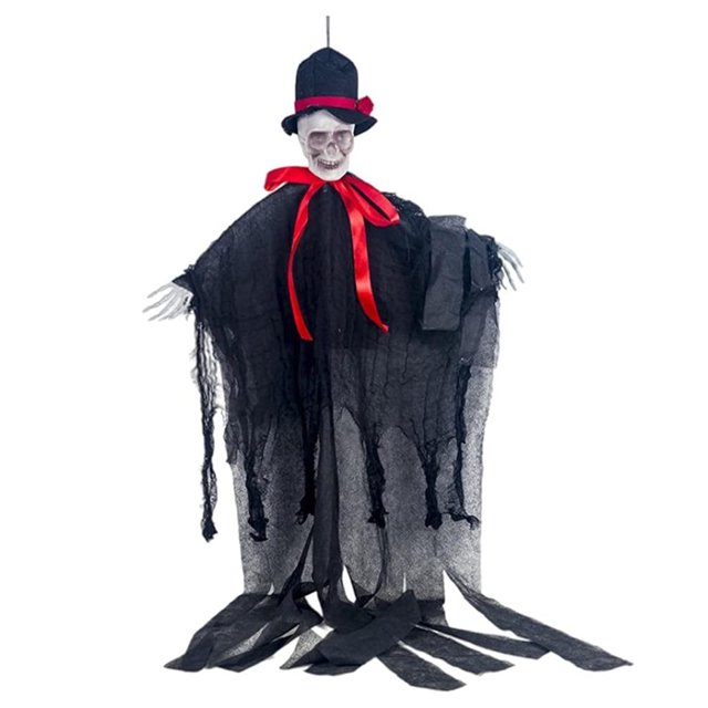ZAXARRA Halloween Pendant Skeleton Ghost Hanging Ornament Decorative Artware