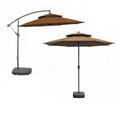 thumbnail image 3 of Sombrilla doble superior de 3m, tela para sombrilla, reemplaza la superficie del paraguas para jardín y patio al aire libre, reemplaza la tela parasol impermeable, 3 of 10