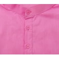 thumbnail image 6 of Atasi Men's Mandarin Collar Cotton Short Kurta Casual Ethnic Shirt-Small, 6 of 7