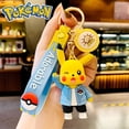 thumbnail image 3 of LLavero de Pokémon Pikachu, figuras de Anime de dibujos animados, llavero de kawaii pokeball para niño y niña, regalos de cumpleaños y Navidad, juguetes, 2022, 3 of 5