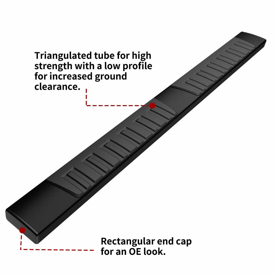 RVNI Running Board for 2004-2023 Nissan Titan Crew Cab/16-23 Titan XD Crew Cab Nerf Bars Side Steps Black 6 inch