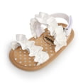 thumbnail image 4 of Usaibhir Infant Baby Girls Summer Sandals Premium Non Slip Rubber Soft Sole Breathable Toddler First Walker Outdoor Beach Shoes 0-18M, 4 of 9