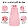 thumbnail image 2 of Baby Sleep Sack 6-12 Months 100% Cotton Baby Wearable Blanket 2-Way Zipper Breathable Lightweight Unisex Sleeping Bag 0.5 Tog Toddler Sleep Sack (3 Pack), 2 of 7