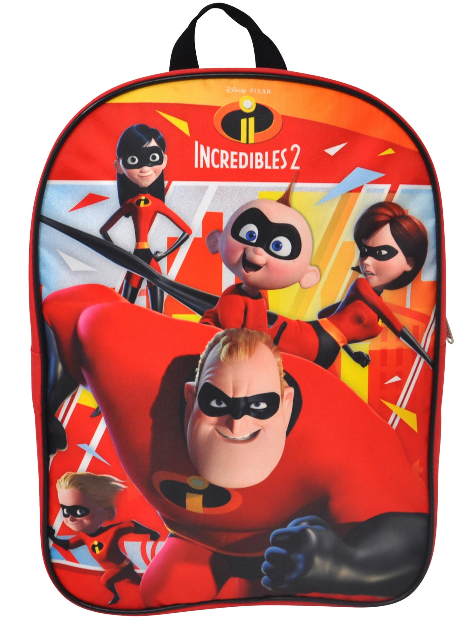 Featuring Disney Pixar Incredibles 2-16 Canvas Backpack Bookbag & Lunch Bag Dash On The Backpack & Mr Incredible and Baby Jack Jack On The Lunch Bag 