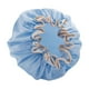 thumbnail image 1 of Gorro de ducha de doble capa para mujer, grueso, resistente al aceite, para champú, elástico, impermeable, para cabello largo, reutilizable, para ducha, baño, cocina, cocina y spa., 1 of 7
