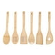 thumbnail image 1 of Espátula de cocina antiadherente de gran oferta, sin pintar, de madera para el hogar con mango largo, de bambú., 1 of 6