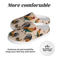 thumbnail image 6 of Daiia Rooster Print Women’s Fuzzy Slippers Memory Foam Lightweight House Shoes Cozy Loafer Flannel House Shoes-37/38, 6 of 7