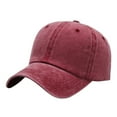 thumbnail image 2 of Xysaqa Vintage Washed Cotton Baseball Cap for Women Men, Unisex Adjust Trucker Hat - Multi Color, 2 of 2