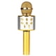 thumbnail image 1 of Micrófono de Karaoke para Niña: 7 8 9 10 Años Niña Regalos| Niña Juguetes Edad 3 4 5 6| Micrófono de canto inalámbrico Bluetooth con luz LED|Cumpleaños para niña niño (Oro) WD.WDQZL Hogar, 1 of 7