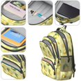 thumbnail image 4 of Lemon and Leaf Yellow Pattern Backpack for School, Cute School Bag with Adjustable Shoulder Straps and Padded Back, 16.9"x12.6"x5.9", 4 of 5