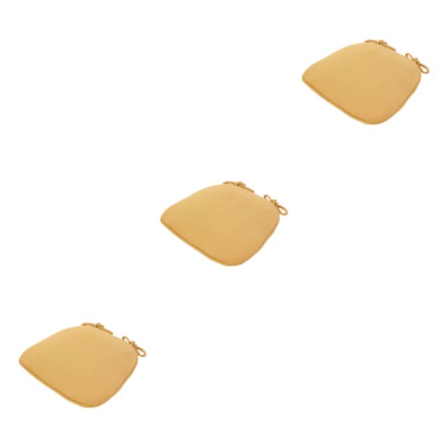Toystoory Cojín Extra Largo para Silla - Textura Mejor Soporte Estabilidad Partículas de Gel de Sílice Esponja de Alta Densidad Amarillo Type1 NO1