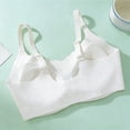 thumbnail image 4 of OGLCCG Teen Girls Seamless Training Bras Cotton Adjustable Straps Molded Bralette Soft Wireless Padding Bras for Girls 8-15 Years, 4 of 5