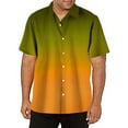 thumbnail image 2 of XDZJLR Mens Shirts Casual Short Sleeve Button Down Beach Tropical Summer Tops, 2 of 4