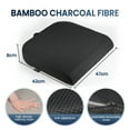 thumbnail image 5 of Gilbin Memory Foam Cushion, Comfort Support Pad for Pain Relief and Posture, Black, 18 in x 16 in, 5 of 7