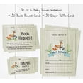 thumbnail image 3 of Inkdotpot Set Of 30Jungle Animals Baby Shower Invitations-Diaper Raffle Tickets And Baby Shower Book Request Cards Its a Boy Its a girl Invites, 3 of 8