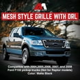thumbnail image 2 of AMERICAN MODIFIED Raptor Style Mesh Grille for 04-08 Ford F150, Matte Black, 2 of 12