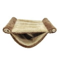 thumbnail image 2 of Hamaca colgante para animales pequeños, cama suave y cálida de doble capa, jaula para mascotas pequeña, hamaca para ardilla, hámster, hámster dorado S color café, 2 of 5