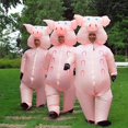 thumbnail image 2 of Inflatable Pig Costume | Inflatable Humor Costume | Premium Quality | Polyester | Comfortable to Wear | Durable | Includes Inflation System kid, 2 of 5