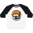 thumbnail image 3 of Inktastic Scuba Diver Retro Sunset Diving Gift Boys or Girls Toddler T-Shirt, 3 of 5