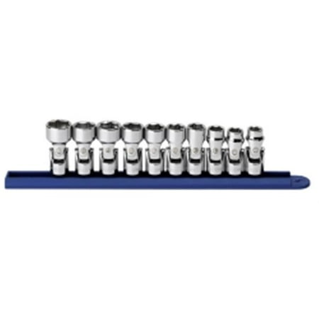 

10 Piece .37 in. Drive Metric 6 Point Flex Socket Set