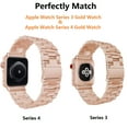 thumbnail image 2 of Apple Watch Band 42mm/44mm Stainless Steel Milanese Loop Bracelet for Series 5 4 3 2 1 Sport Edition - Rose Gold, 2 of 5