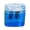 Blue, variant on Handheld Pencil Sharpener Plastic Lid Pencil Sharpener Compact Pencil for Students Vibrant Backpack Sharpener