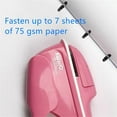 thumbnail image 3 of TFixol Eco-Friendly Staple-Free Stapler, Pink - Effortless 8-Sheet Paper Binding for Office, School, Home Use, Compact Design (135X70X30MM), 140g, Multiple Colors Available, 3 of 6