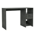 thumbnail image 5 of Cterwk 2 Shelf 1 Drawer Writing Desk, Dark Gray, 5 of 7
