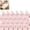 Pink-24 Pcs, variant on Triangular Book Page Corner Clips, Plastic Document Fasteners for Preventing Book Pages from Curling, Reading & Office Supplies for Organizing Papers, Files and Books