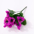 thumbnail image 3 of Artificial Flowers Orchid Stem Real Touch Flowers,4 PCS, Yellow, 3 of 6