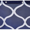 thumbnail image 3 of Fabric Shower Curtain - 72 x 72 Inch, Navy Blue Moroccan, 3 of 5