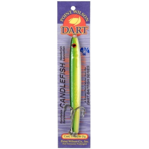 Point Wilson Candlefish Jig 4 3/4oz Green/Pearl