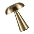 thumbnail image 2 of serony Mushroom Table Lamp Touch Dimming USB LED Night Table Lamp Light Desktop Decor USB Table for Kitchen golden, 2 of 8