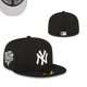 thumbnail image 1 of Béisbol bordado de los Yankees sol sombrero hombres mujeres 5950 ropa Snapback W cerrar completo equipado Ztuj YVXQ, 1 of 2