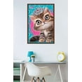 thumbnail image 2 of Animal Club - Kitten in a Tiara Wall Poster, 22.375" x 34", Framed, 2 of 2