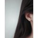 thumbnail image 4 of 1pair Simple & Stylish & Versatile & Elegant S925 Pure Silver Square Shaped Rhinestone Stud Earrings For Women, Gift & Accessory, 4 of 4