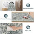 thumbnail image 3 of Alfombra Vaukki Vintage Shaggy Soft para pasillo (60 x 180 cm), color azul, 3 of 9