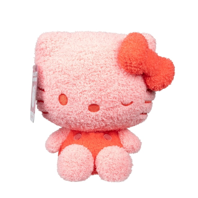 Peluche de 8 po Hello Kitty and Friends Premier Series — Hello Kitty monochrome rouge