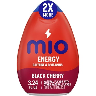 mio Energy Black Cherry Naturally Flavored with other natural flavor Liquid Water Enhancer, 3.24 fl oz Bottle