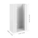 thumbnail image 5 of Caja organizadora dispensadora de pared transparente para guantes desechables (blanca), 5 of 7