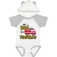 thumbnail image 3 of Inktastic My Dad is a Firefighter with Fire Truck Boys or Girls Baby Bodysuit, 3 of 5