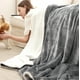thumbnail image 1 of Manta Bedsure Sherpa de forro polar, tamaño king, 274 x 228 cm, color gris, 1 of 7