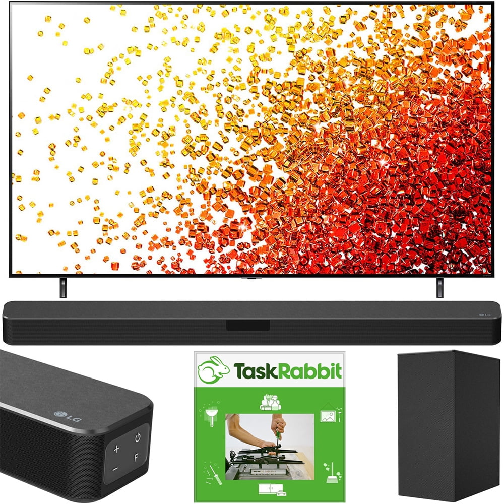 LG 65NANO90UPA 65 Inch HDR 4K UHD Smart NanoCell LED TV Bundle with LG