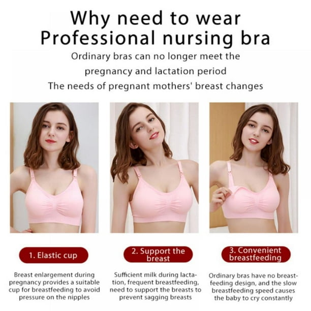 EASTIN Pregnant Women Underwear Breastfeeding Bra Seamless Front